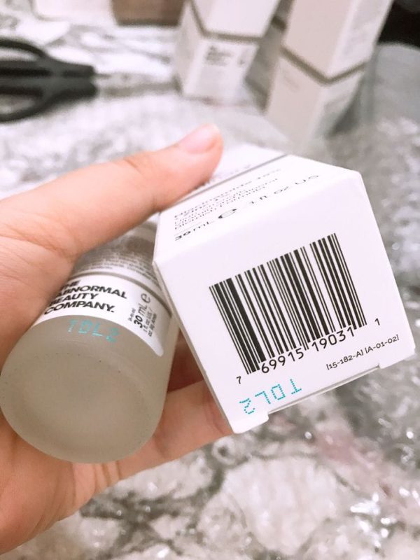 Niacinamide 10% + Zinc 1% With Batch Code The Ordinary Serum