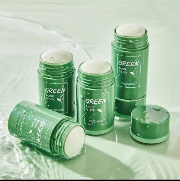 PAQIMAN 100% original Green Tea Mask Stick Green Tea Cleansing Stick