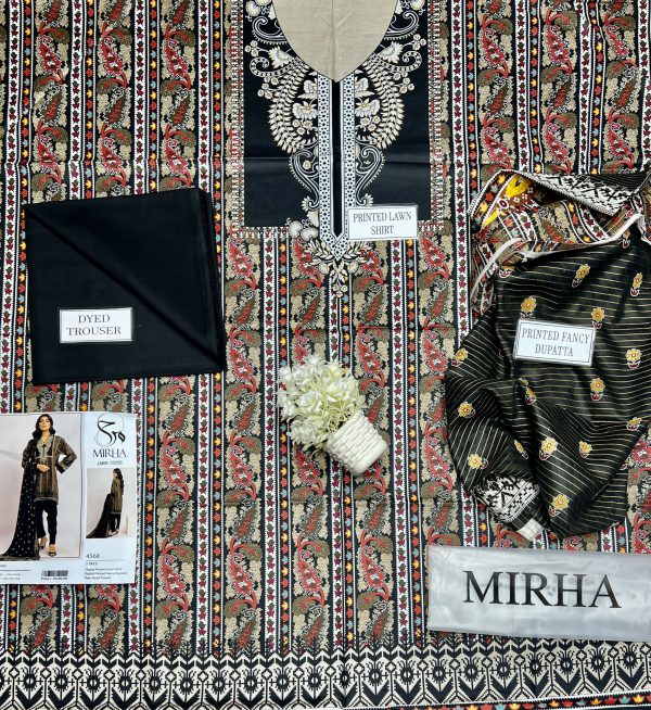 Mirha Unstitched Dress For Women | Summer Collection.