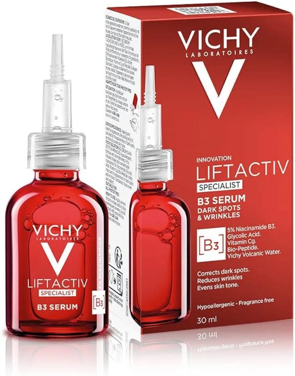 Vichy Liftactiv B3 5% Niacinamide & Aha Complex Dark Spots & Pigmentation Serum | Liftactiv Specialist B3 Serum 30ml