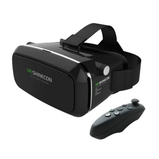 Vr Box – 3d Virtual Reality Box. With Remote ( Black ) | Model – Vr Shincorne.